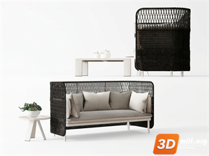 Outdoor Sofa Skp Files